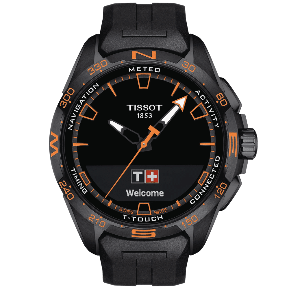 T-Touch Connect Solar 47mm Titanium Men's Strap Watch