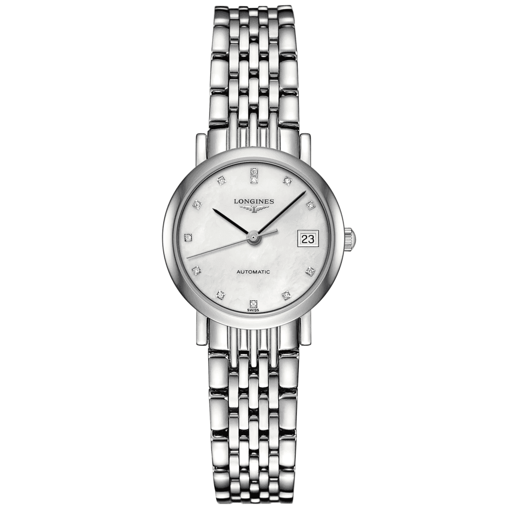 Elegant Steel Ladies 25.50mm Automatic Bracelet Watch