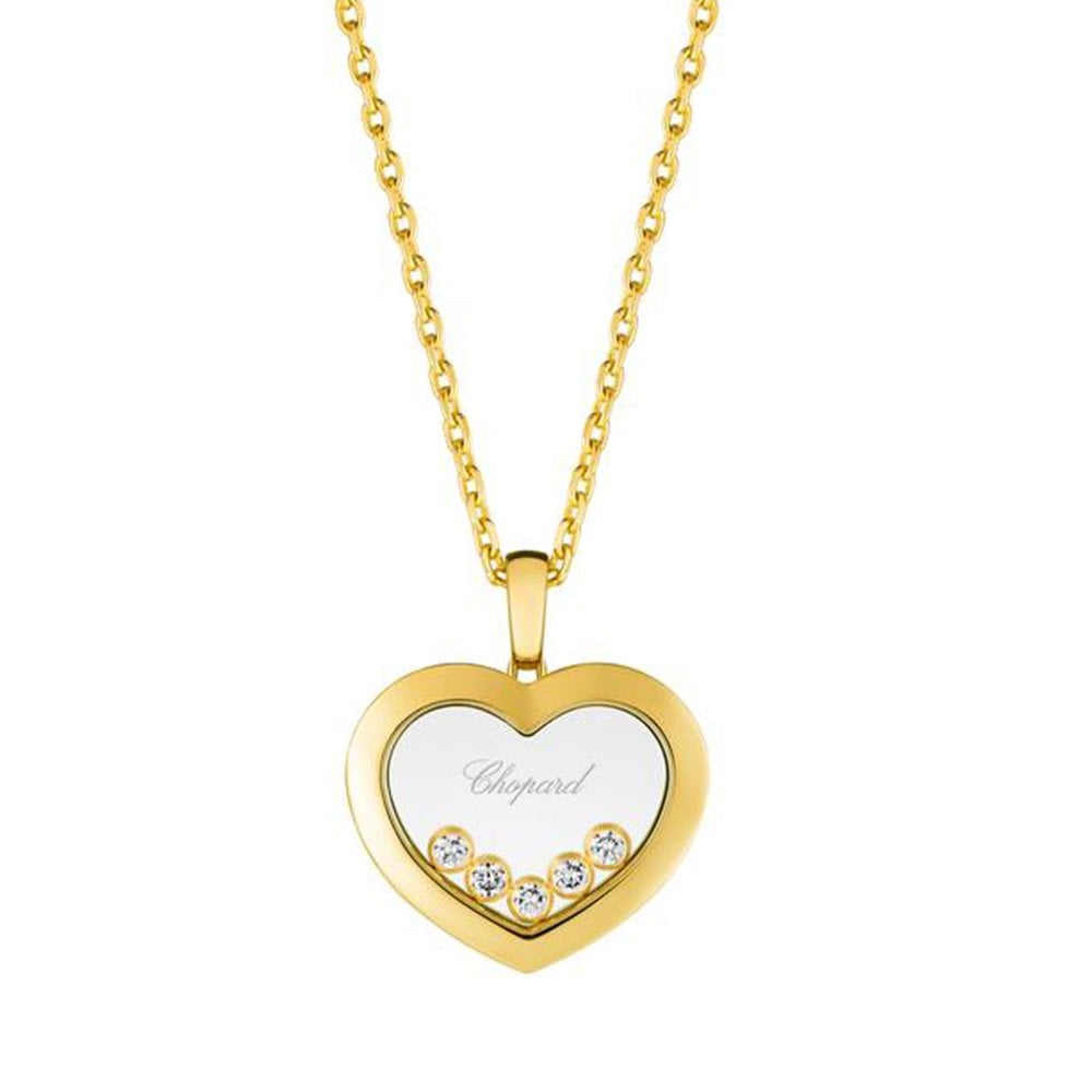Happy Diamonds 18ct Yellow Gold Heart Pendant
