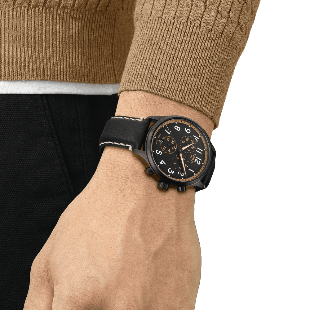 Allied lt chronograph 2025 42mm silicone strap watch