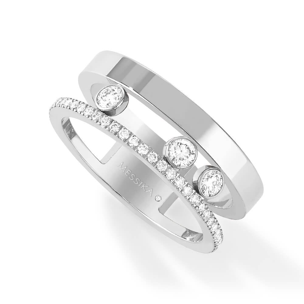 Move Romane 18ct white gold diamond ring