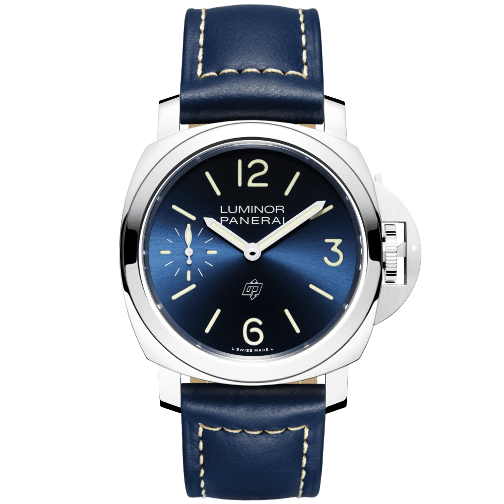 Luminor Blu Mare 44mm Blue Dial & Leather Strap Manual-Wind Watch