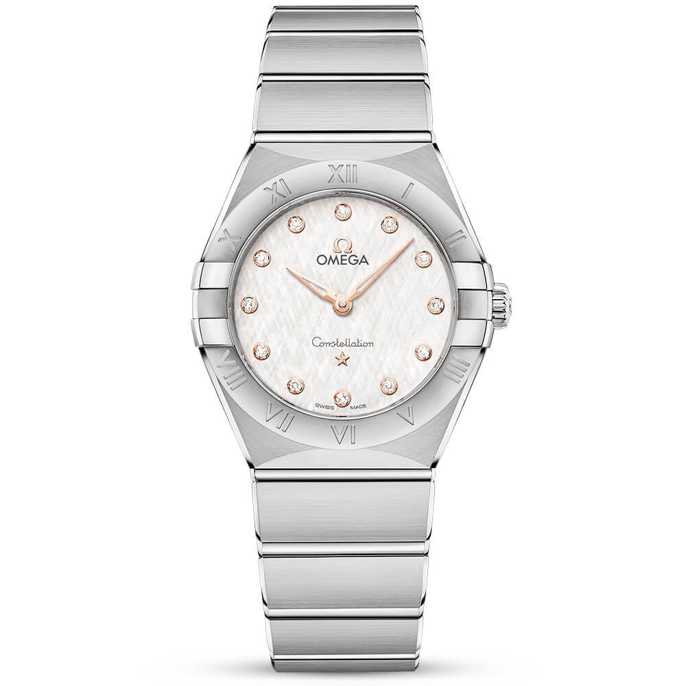 Constellation 28mm White Diamond Dial Ladies Watch
