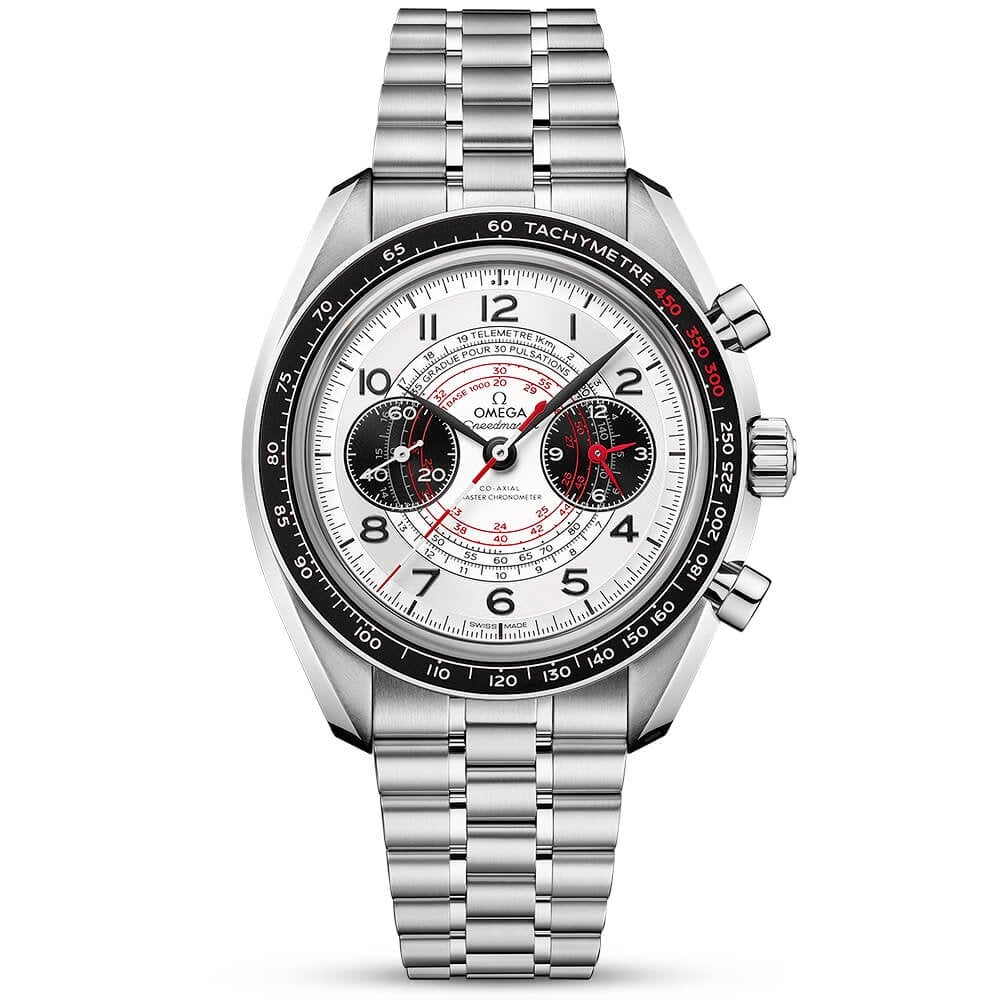Speedmaster Chronoscope 43mm Silver/Black Dial Chronograph Bracelet Watch