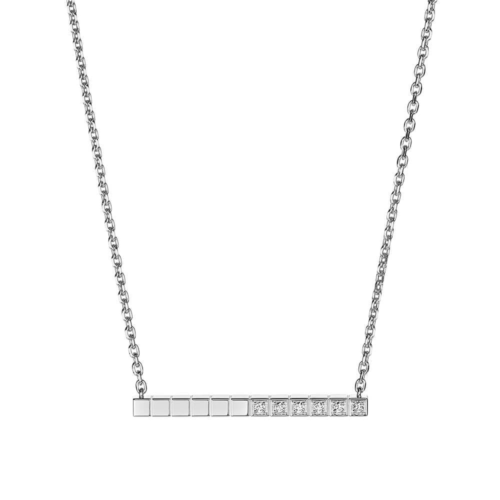 Chopard Ice Cube Ethical Rose Gold Diamonds Pendant Necklace - Jewelry |  Manfredi Jewels