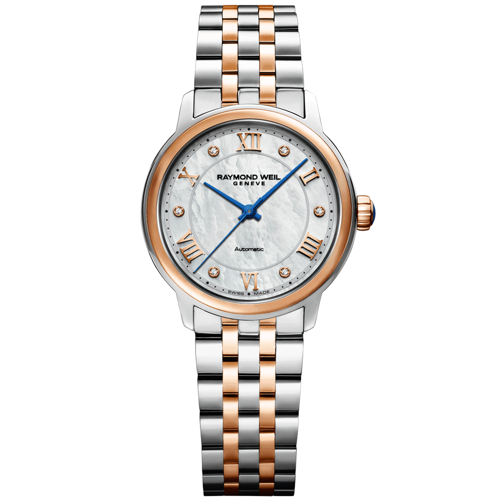 Maestro Steel and Rose Gold PVD Automatic Bracelet Watch
