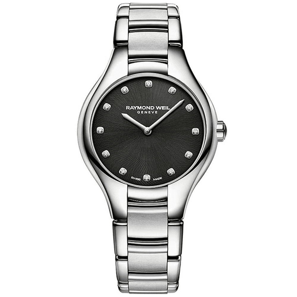 Noemia 32mm Diamond Dot / Black Dial Bracelet Watch