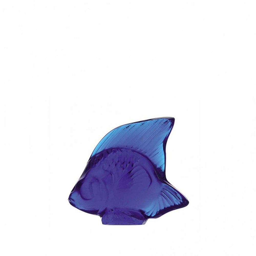 Cap Ferrat Blue Crystal Fish Sculpture