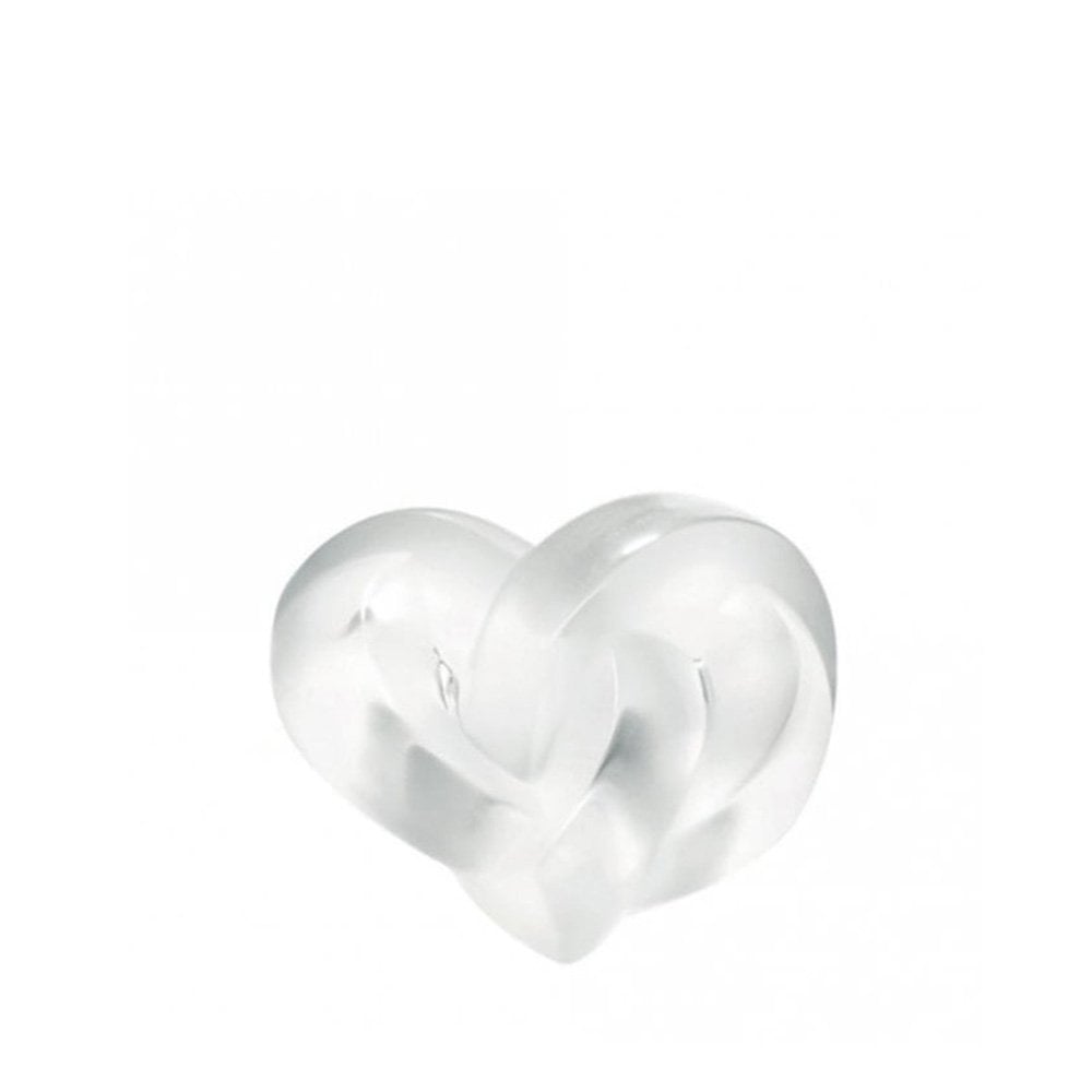Hearts Clear Crystal Sculpture