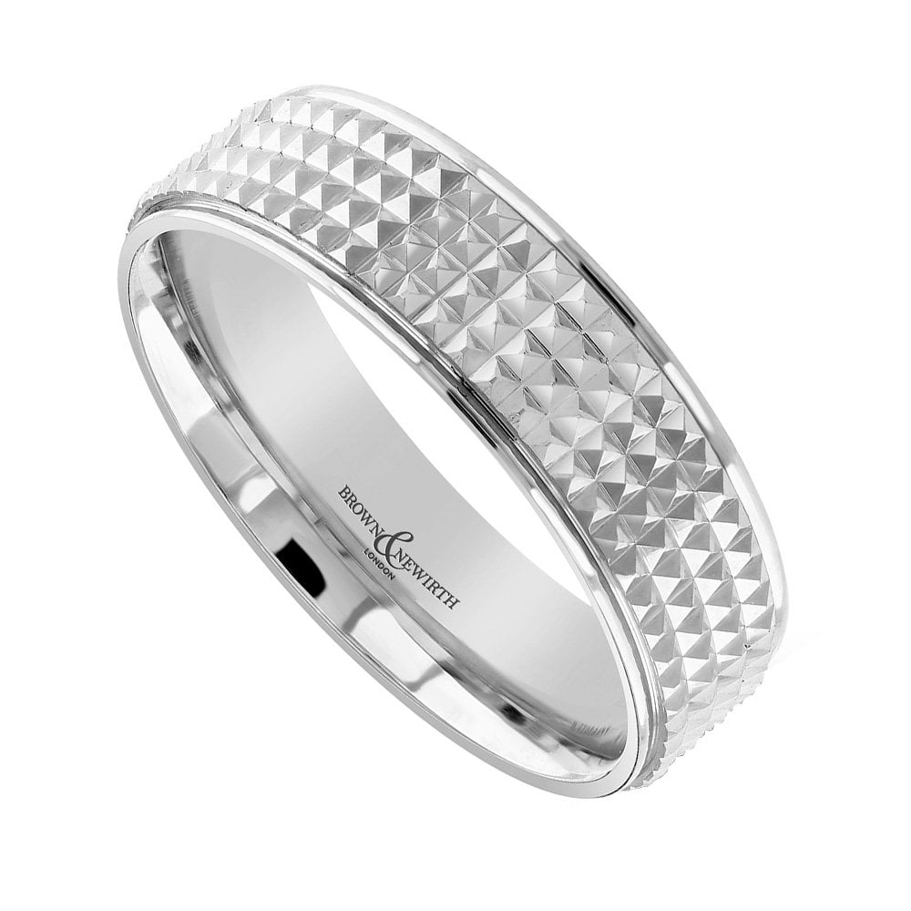 Brunel Platinum 6mm Wedding Ring