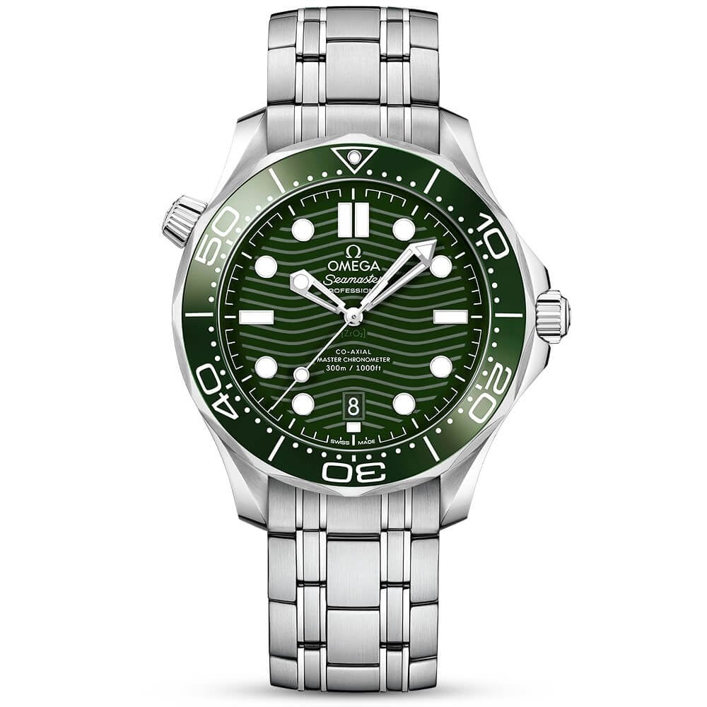 Seamaster Diver 300m 42mm Green Dial Men's Bracelet Watch