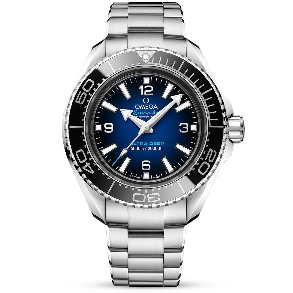 Seamaster Planet Ocean Ultra Deep 6000m Blue Gradient Dial Bracelet Watch