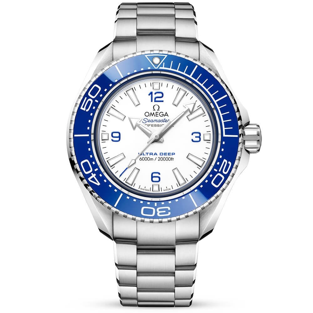 Seamaster Planet Ocean Ultra Deep 6000m White Dial Bracelet Watch