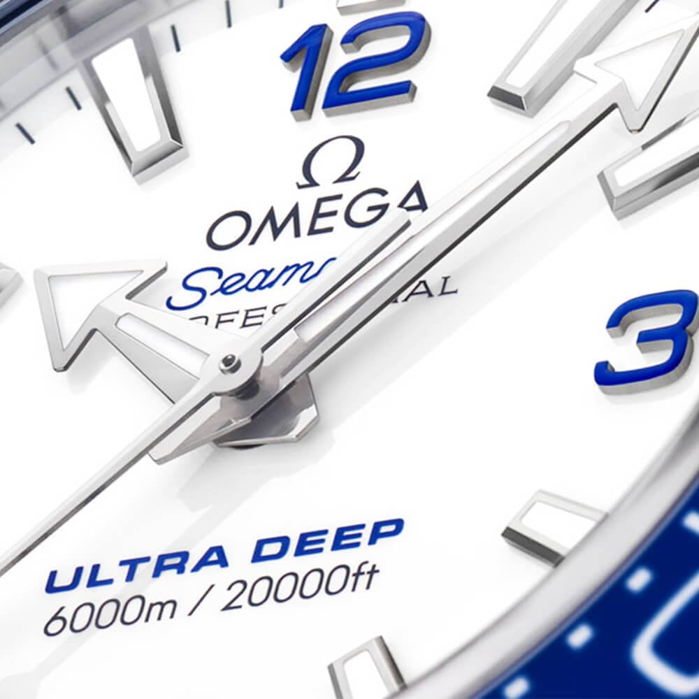Seamaster Planet Ocean Ultra Deep 6000m White Dial Strap Watch