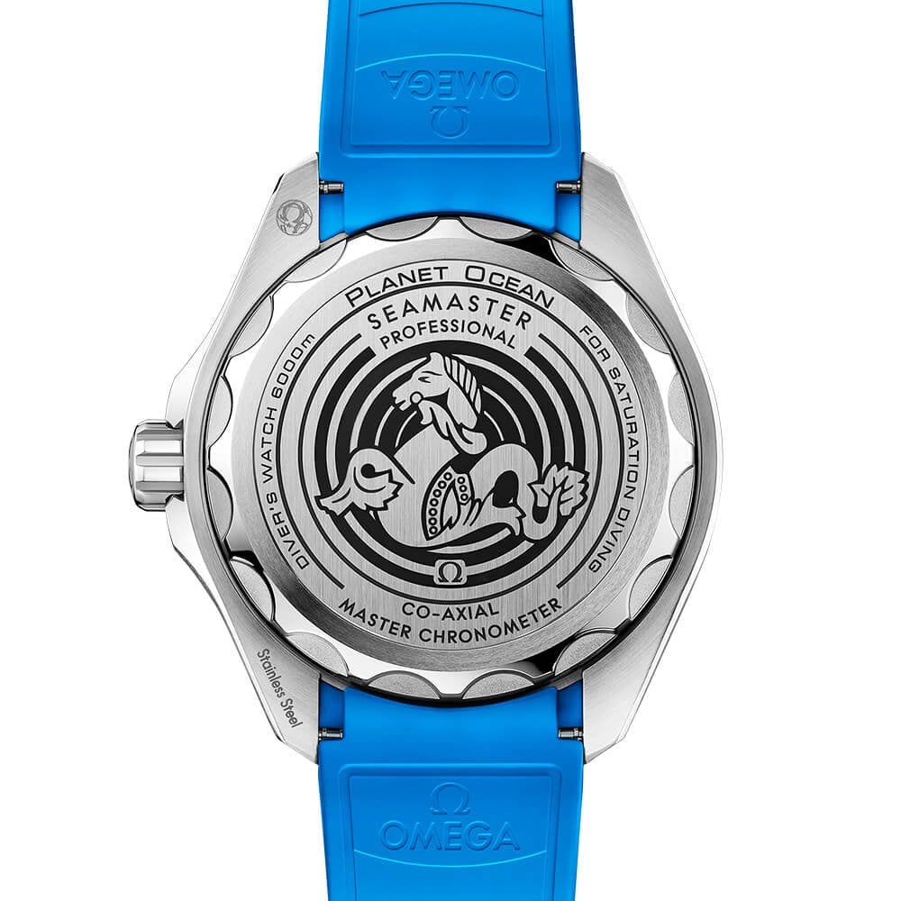 Seamaster Planet Ocean Ultra Deep 6000m Blue Gradient Dial Strap Watch