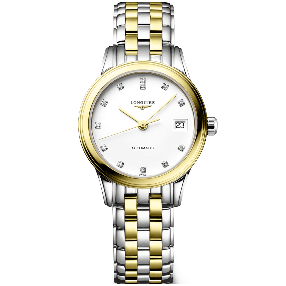 Flagship Steel and Yellow Gold PVD Automatic Bracelet Watch