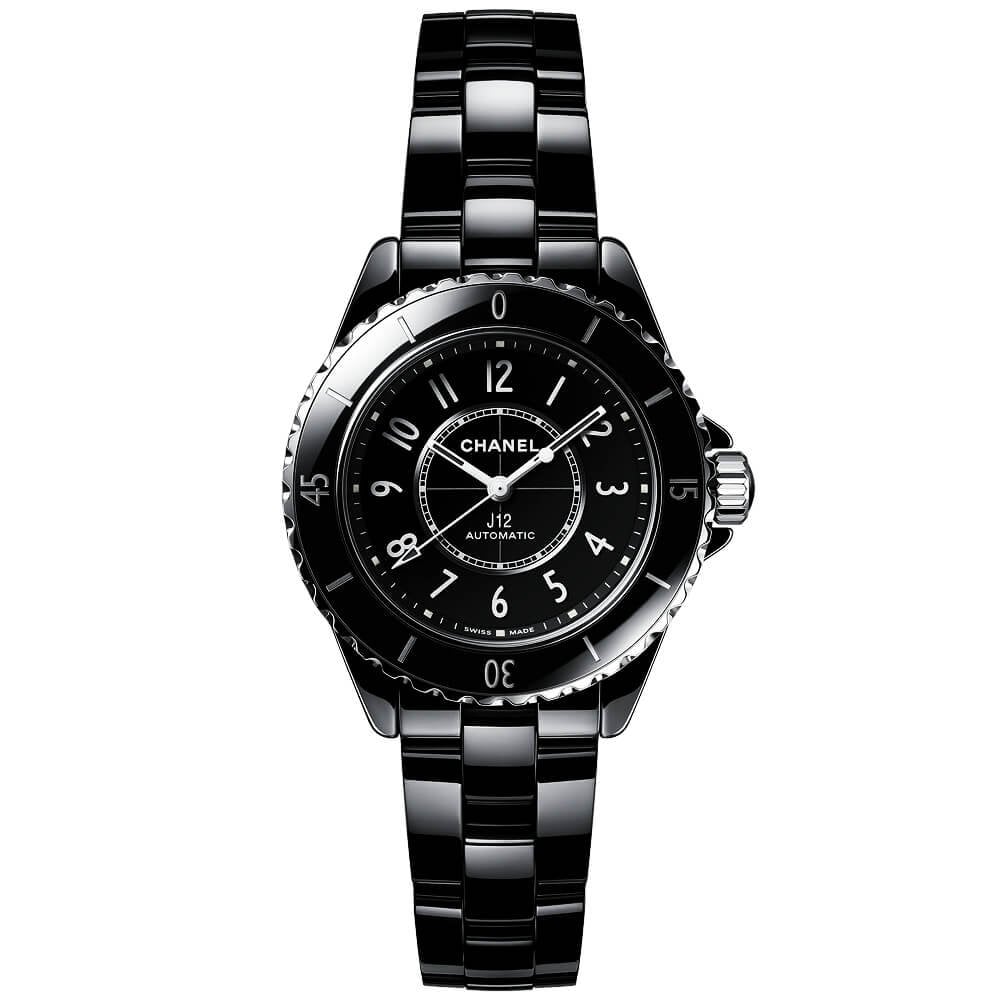 CHANEL J12 33mm Black Ceramic Automatic Bracelet Watch