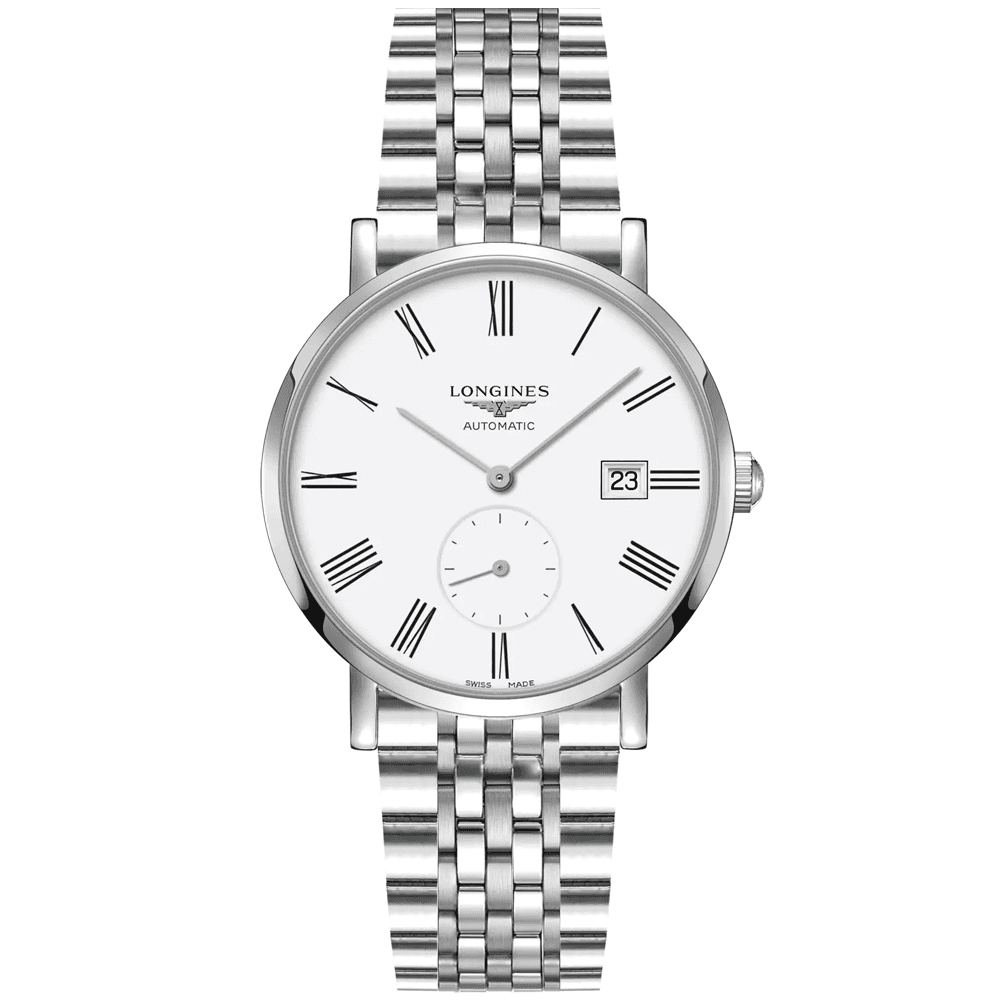 Elegant Steel 39mm Automatic Men's Bracelet Watch