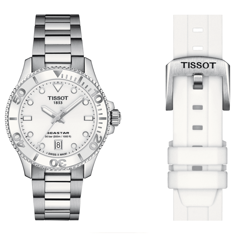 Seastar 1000 Ladies Quartz 36mm Bracelet Watch