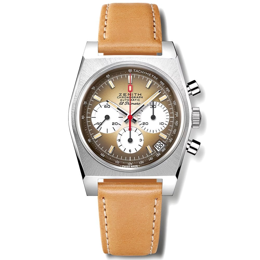 CHRONOMASTER Revival El Primero A385 37mm Brown Dial Automatic Watch