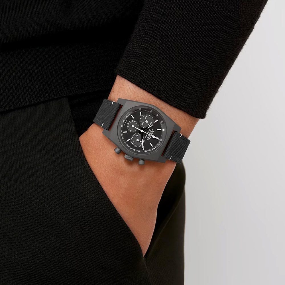CHRONOMASTER Revival Shadow 37mm Black Titanium Automatic Watch