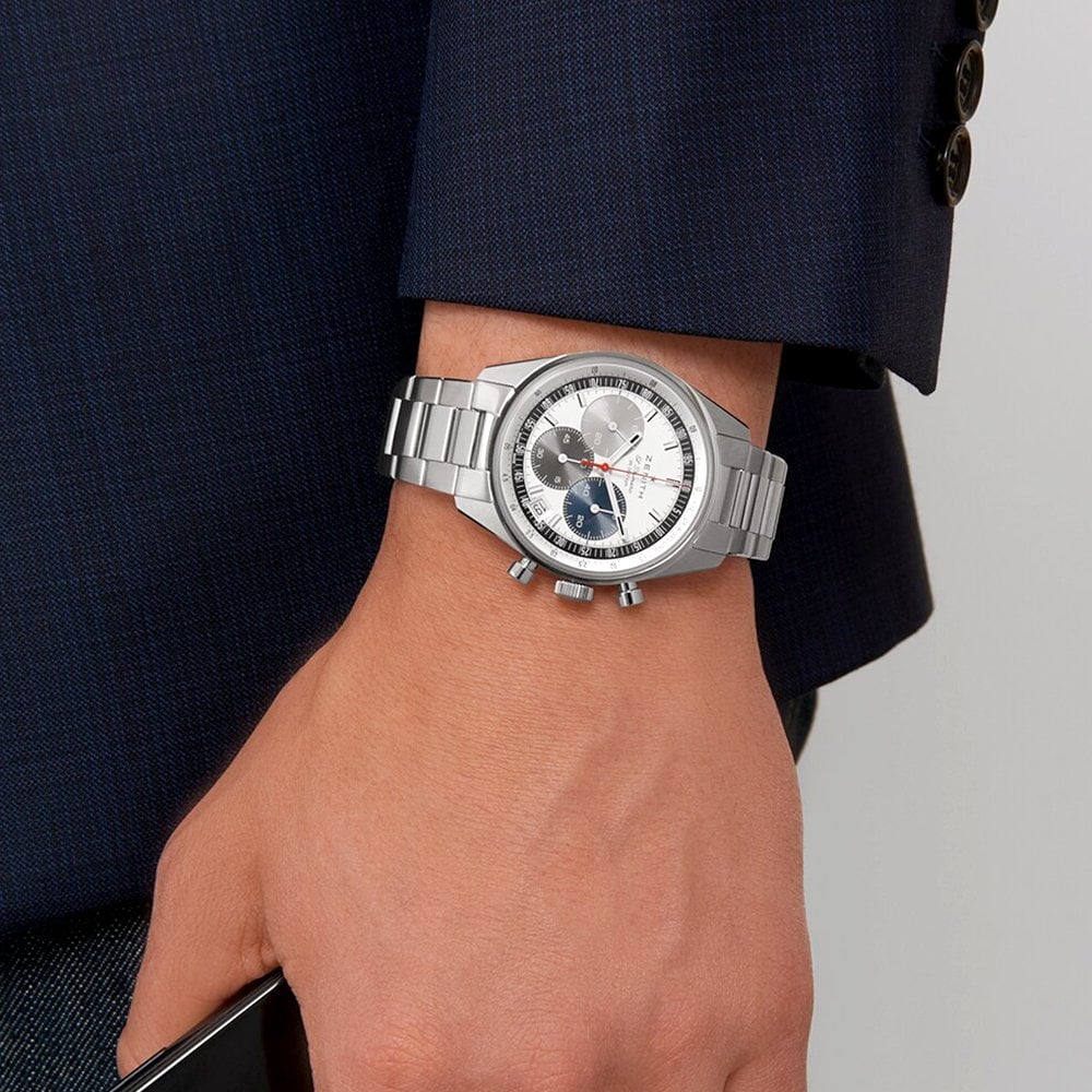CHRONOMASTER Original 38mm Silver Dial El Primero Bracelet Watch
