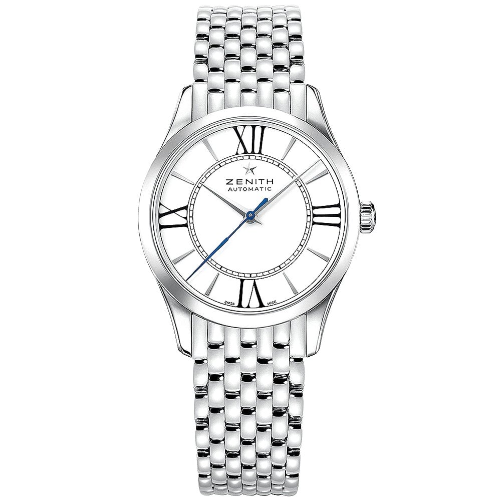 ELITE Classic 33mm Silver Roman Dial Ladies Automatic Bracelet Watch