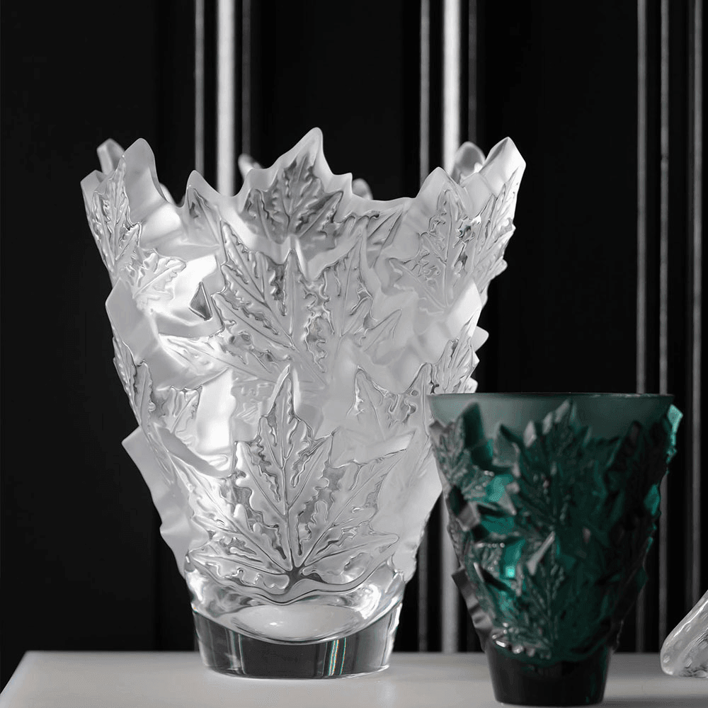 Lalique Champs-Elysées Clear Crystal Vase