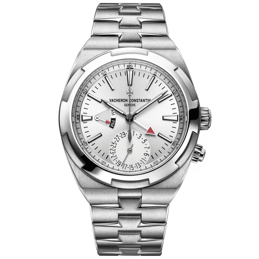 Overseas Dual Time 41mm Silver Dial Men's Automatic Watch