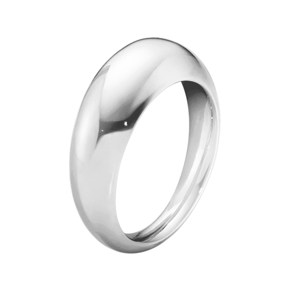 Curve Sterling Silver Slim Ring