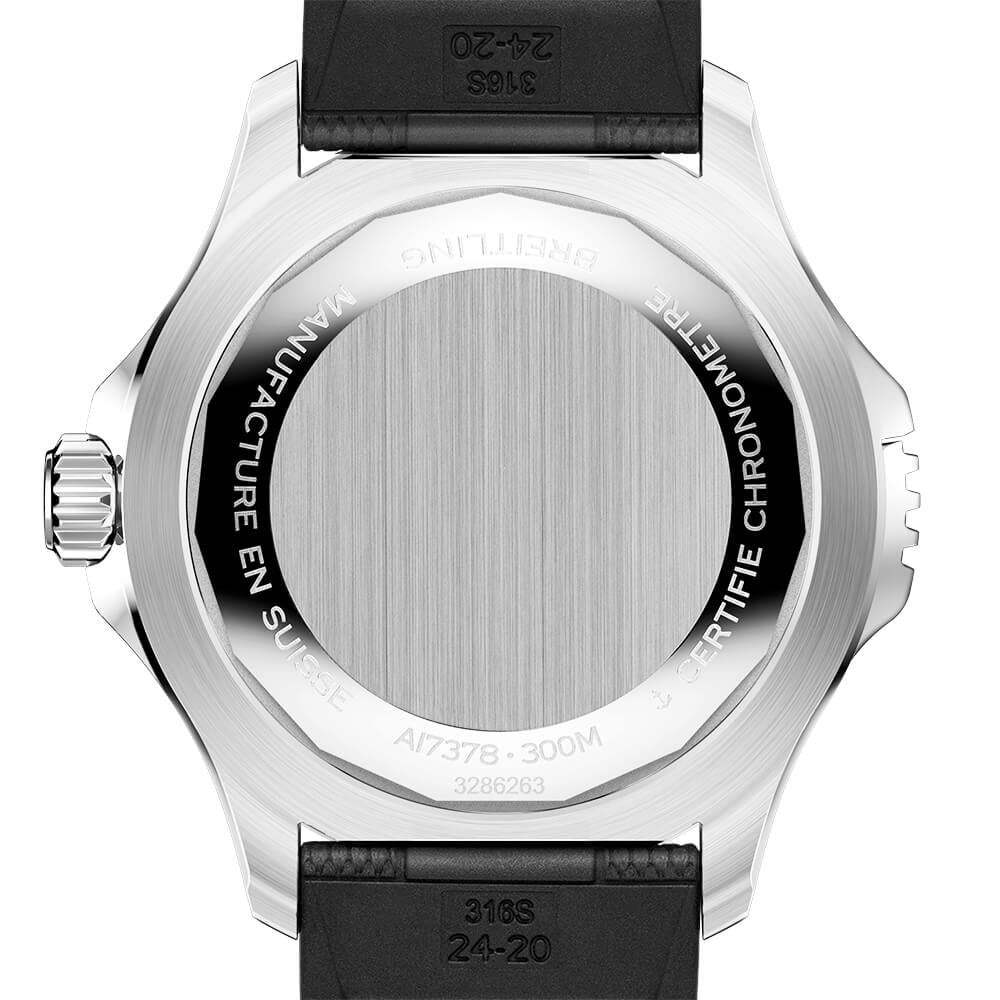 Superocean 46mm Black Dial Men's Automatic Strap Watch
