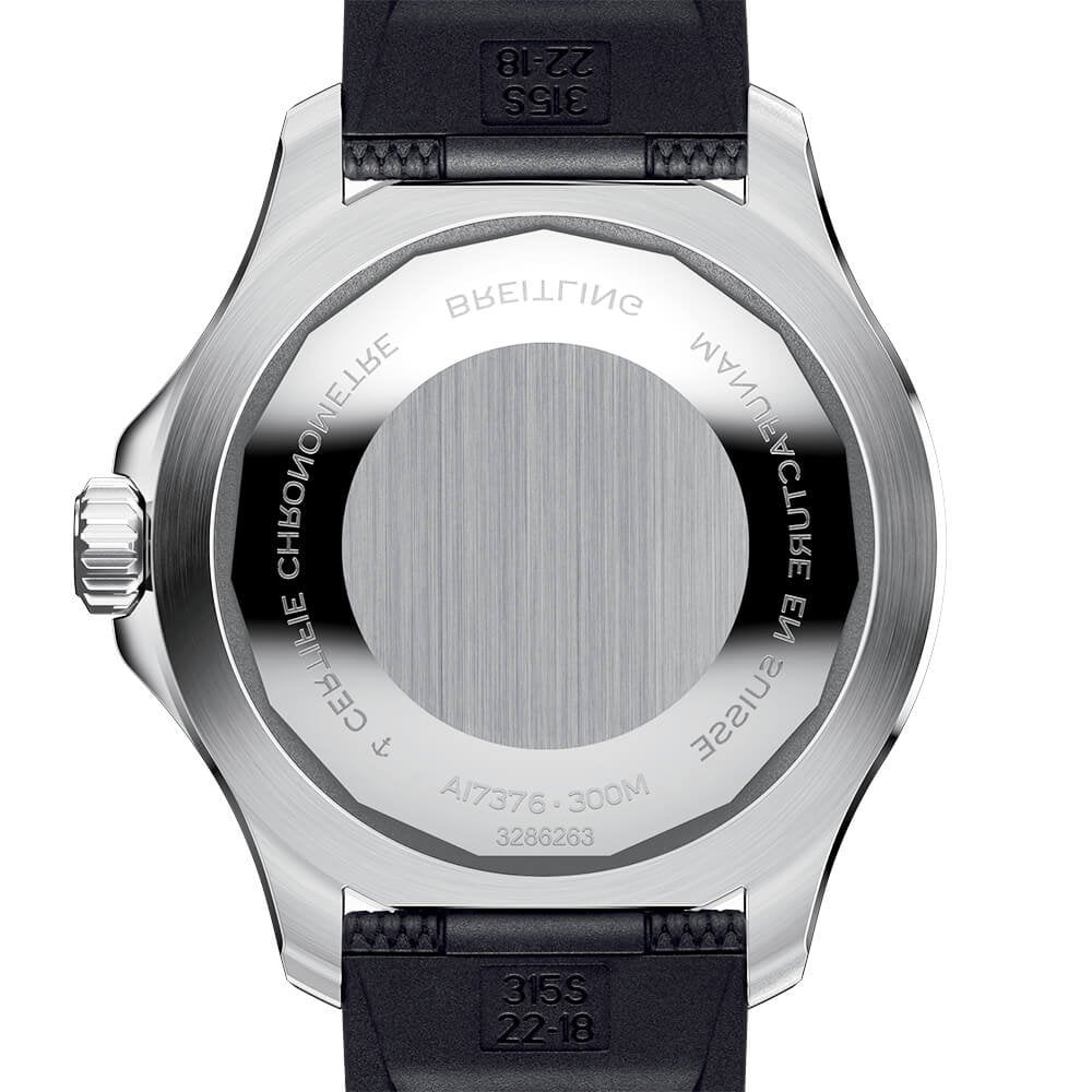 Superocean 44mm Black Dial Men's Automatic Strap Watch