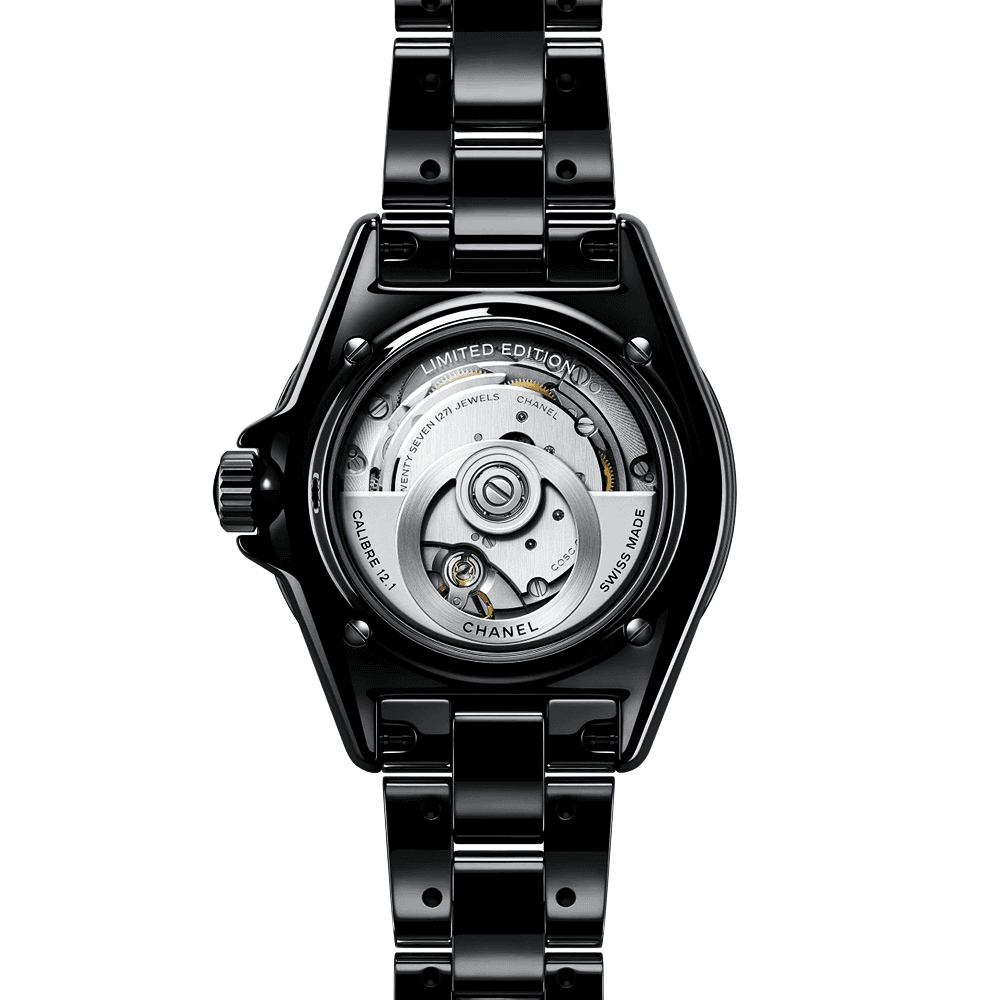 J12 WANTED de CHANEL 38mm Black Ceramic Limited Edition Watch