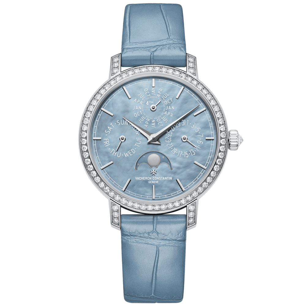 Traditionnelle Perpetual Calendar Ultra-Thin Ladies Strap Watch