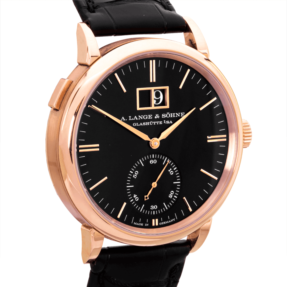 A.Lange & Sohne Saxonia Outsize Date 38.5mm Black Dial Men's Watch (2021)