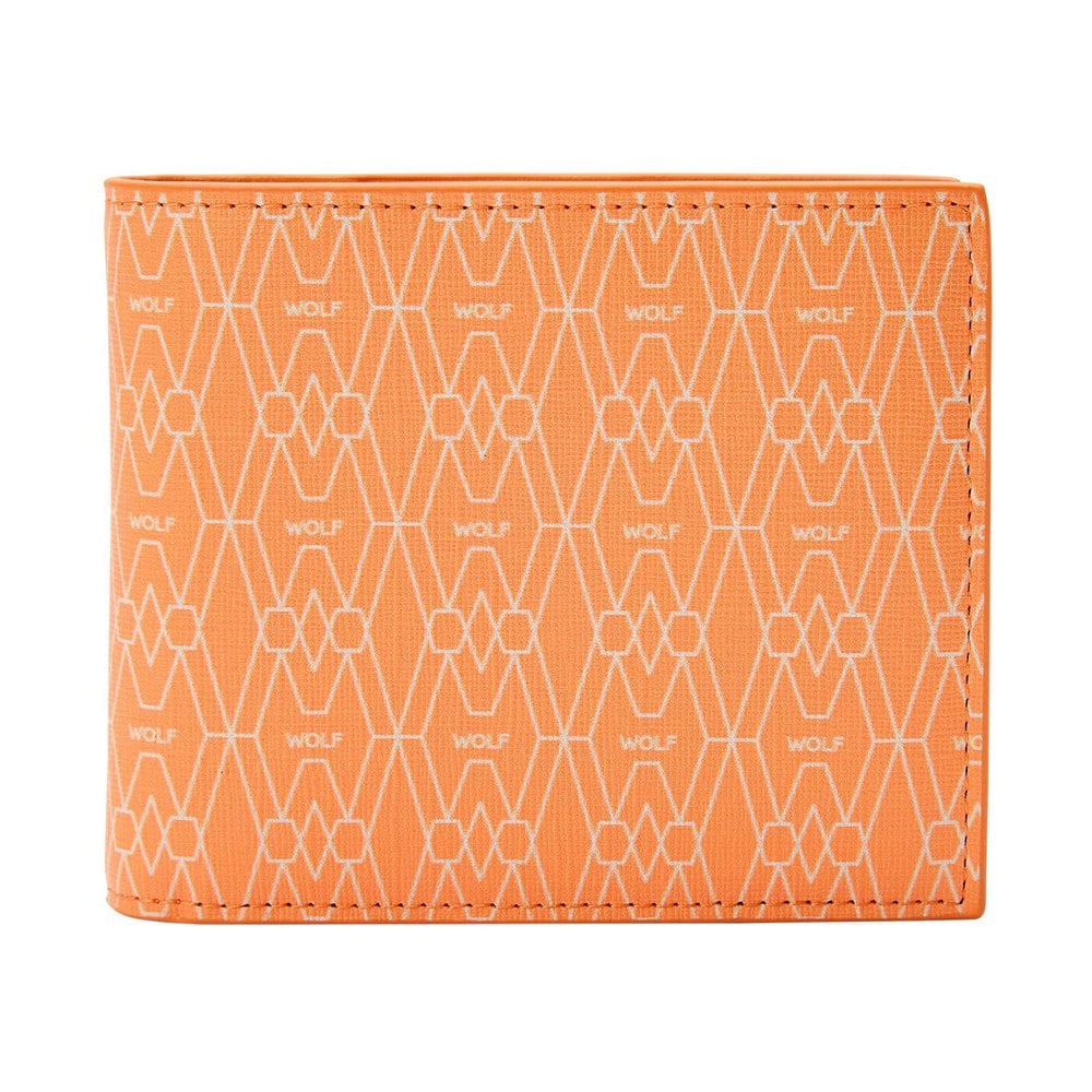 Signature Billfold And Coin Orange Recycled Wallet