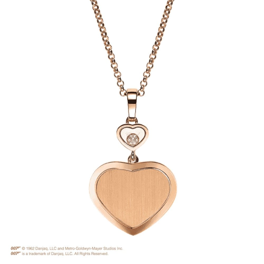 18ct Rose Gold Happy Hearts James Bond 007 Limited Edition Pendant