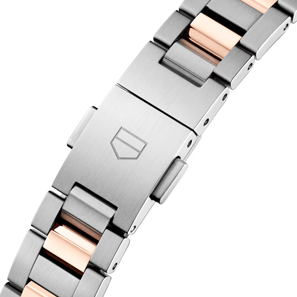 Carrera 29mm Two-Tone White Mother of Pearl Diamond Dial Bracelet Watch