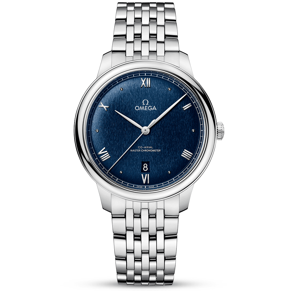 De Ville Prestige 40mm Dark Blue Dial Men's Automatic Bracelet Watch
