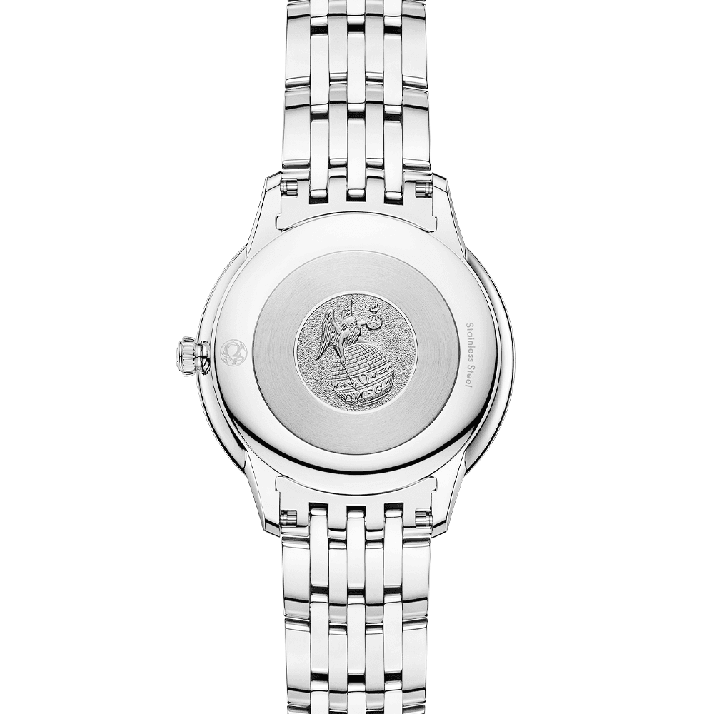 De Ville Prestige 30mm White Mother of Pearl Dial Bracelet Watch