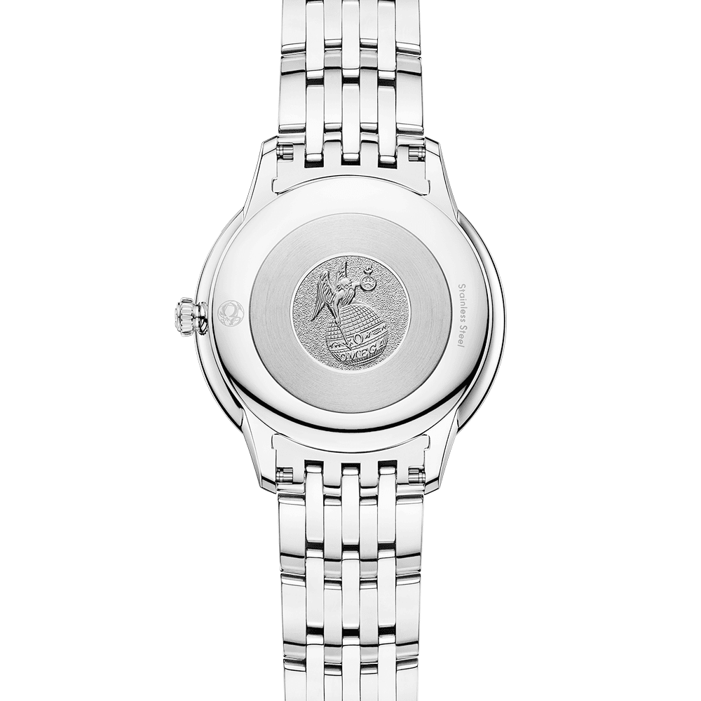 De Ville Prestige 30mm Rose Silvery Dial Ladies Bracelet Watch
