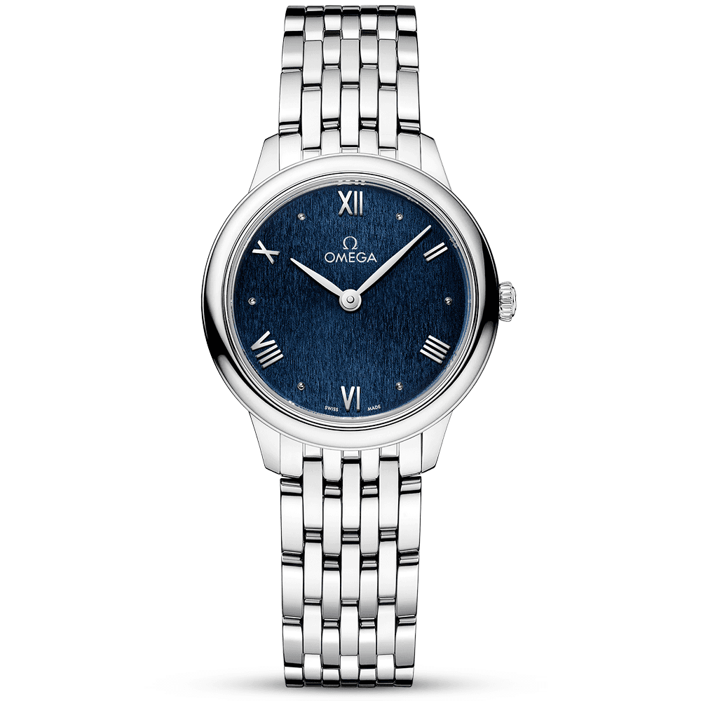 De Ville Prestige 27.5mm Blue Dial Ladies Bracelet Watch