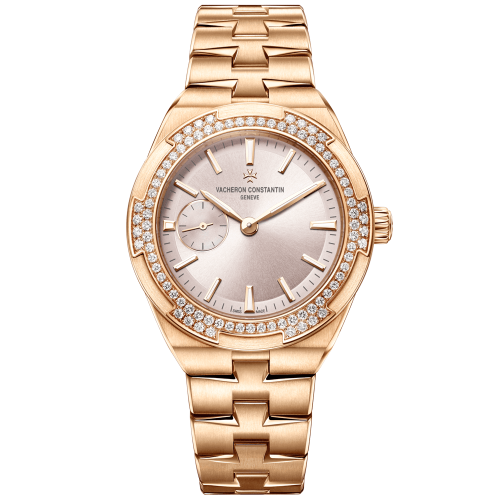 Overseas Self-winding 37mm 18ct Pink Gold Bracelet Watch