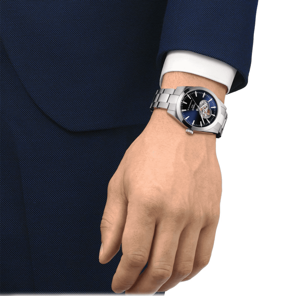 Gentleman Powermatic 80 Open Heart Bracelet Watch