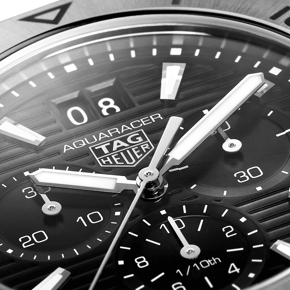 Aquaracer Professional 200 40mm Black Dial Chronograph Watch