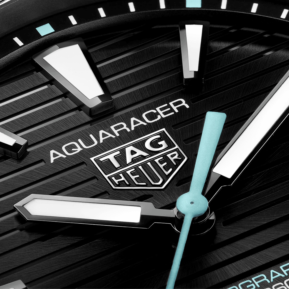 Aquaracer Professional 200 Solargraph 40mm Black DLC Mens Watch