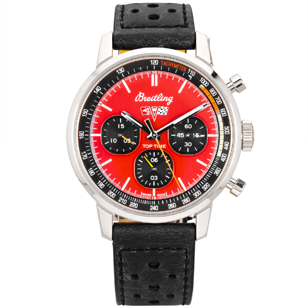 Breitling Top Time Corvette Special Edition Red Dial Men's Watch (2022)