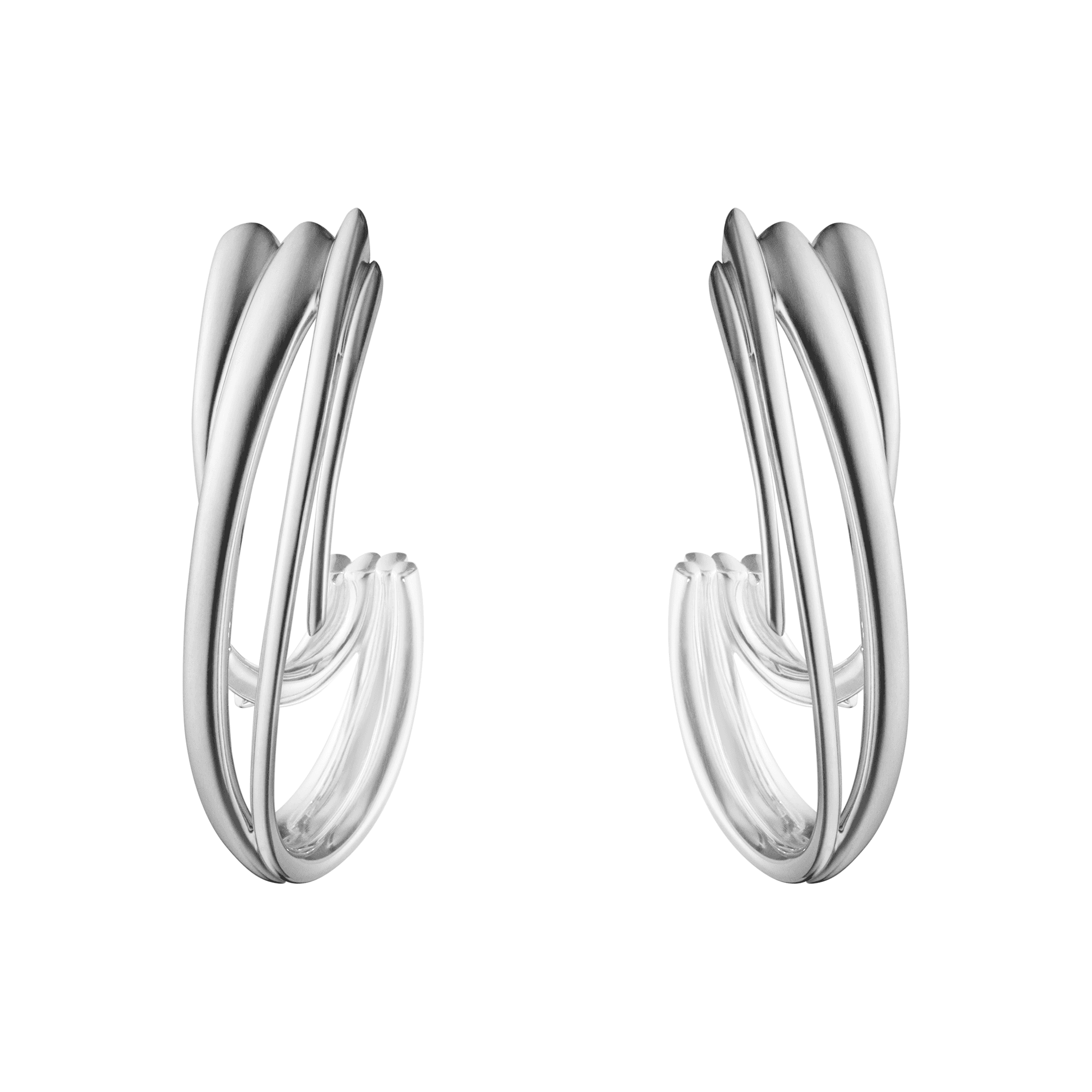 Arc Sterling Silver Earrings