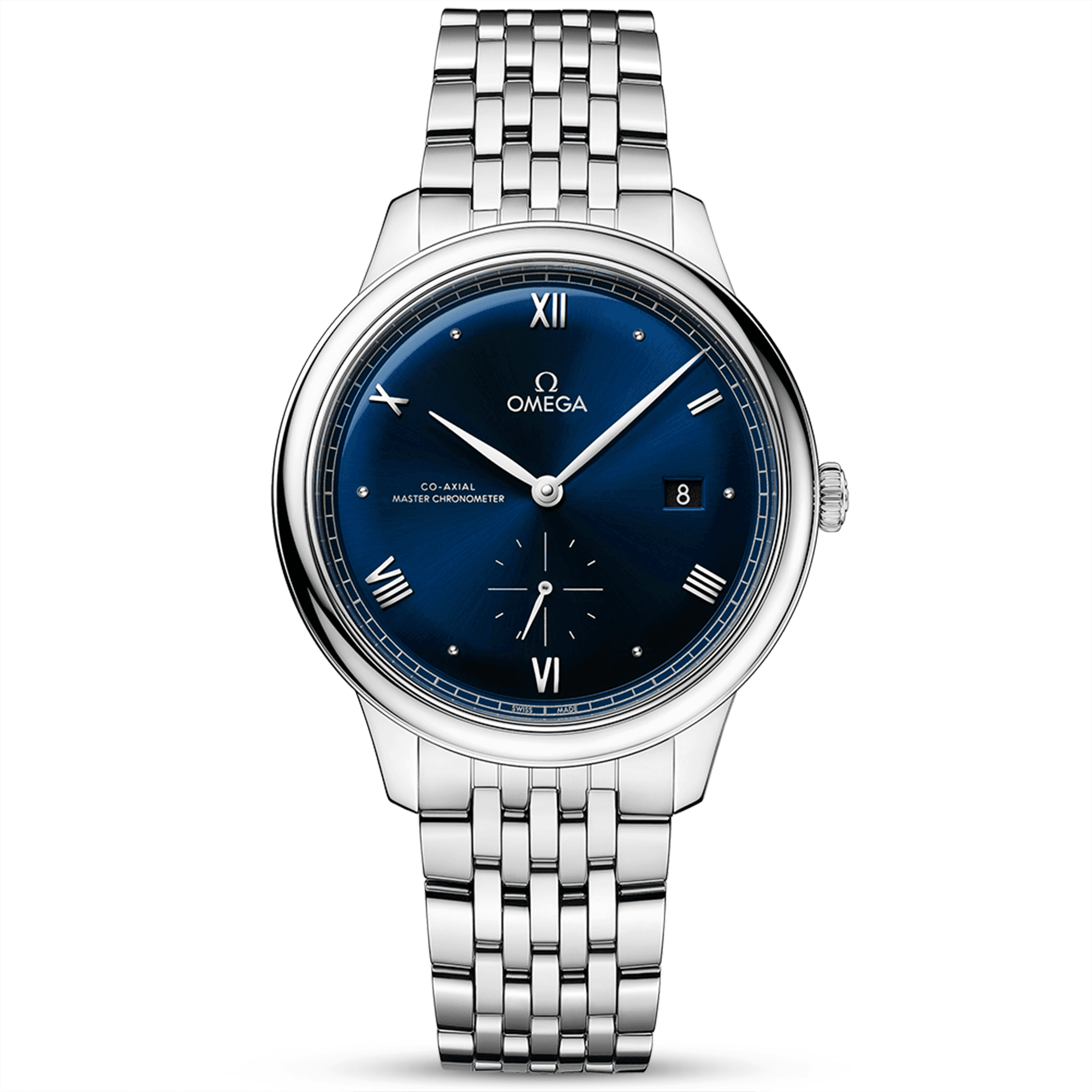 De Ville Prestige Small Seconds 41mm Blue Dial Automatic Bracelet Watch