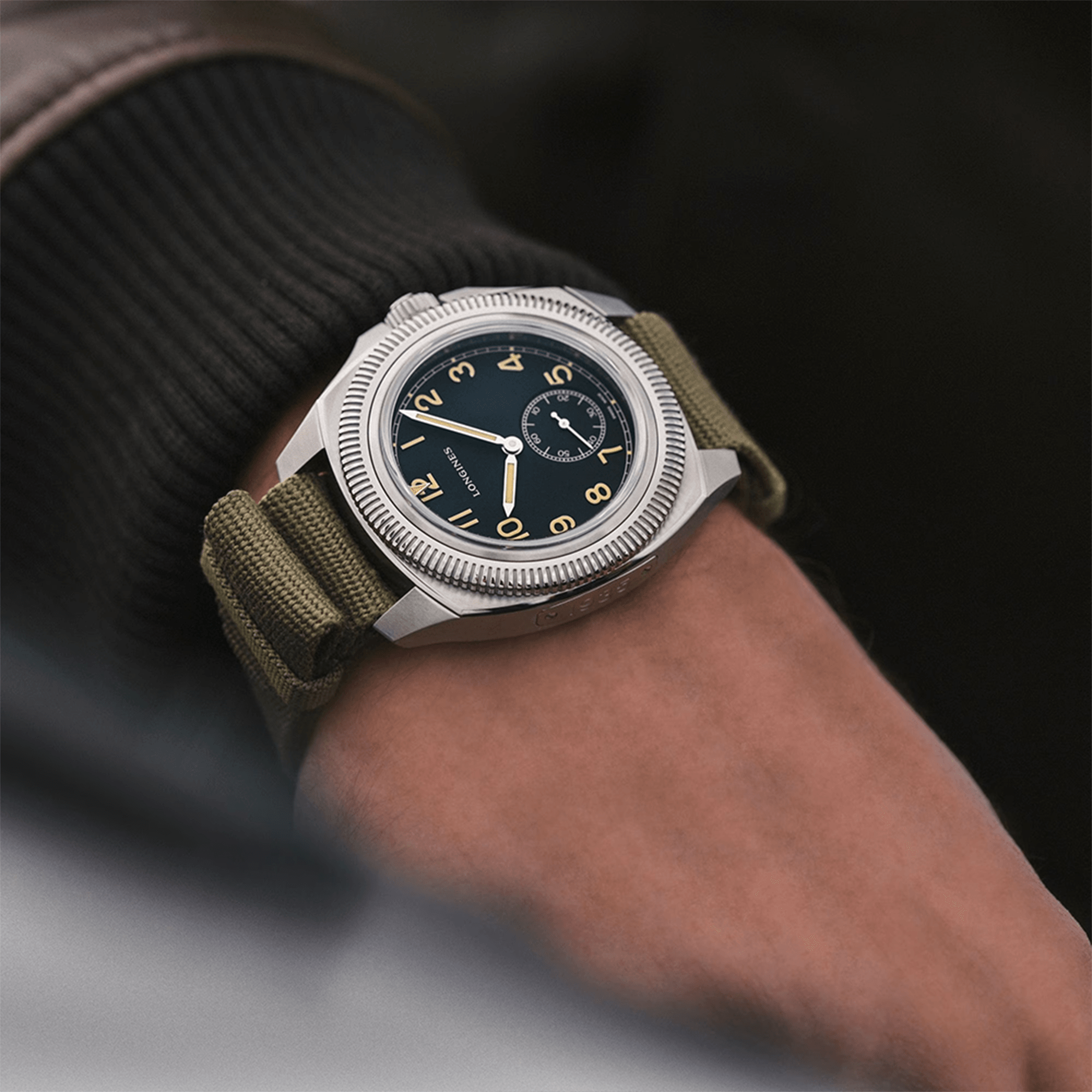 Pilot Majetek Box Edition 43mm Black Dial Men's Automatic Strap Watch